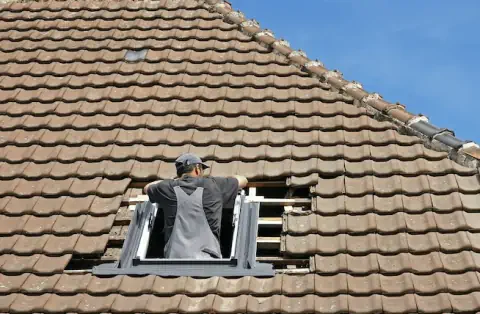 Pose de velux au Fousseret